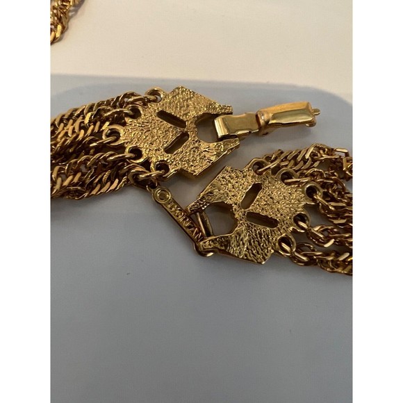 Vintage Filigree D'ORLAN  Etruscan revival Necklace Pendant 70's - Picture 8 of 16